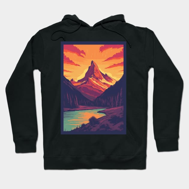 Zermatt,Matterhorn,Switzerland,Poster Hoodie by BokeeLee